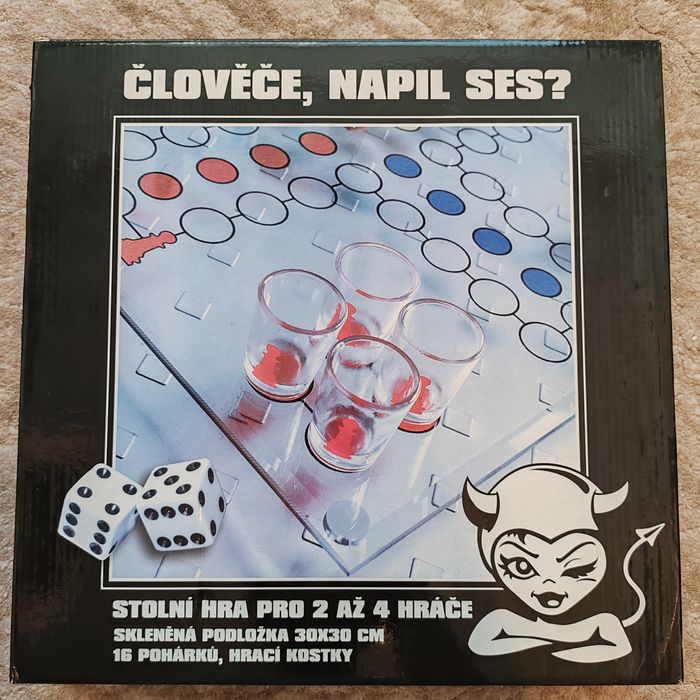 Игра Не се сърди човече с шотове