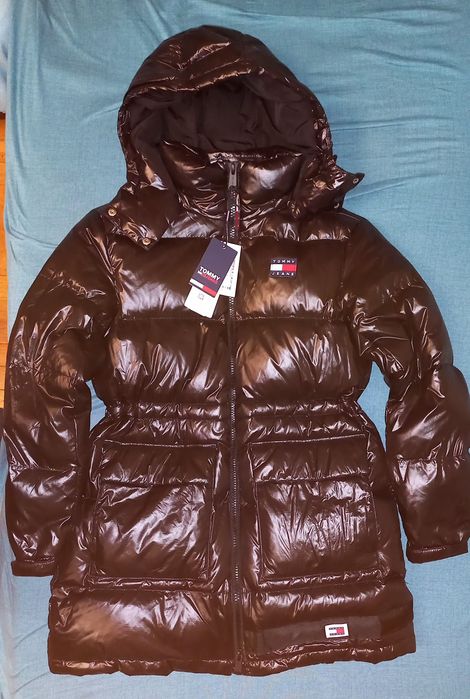 Tommy Jeans Пухено яке TJW MIDI ALASKA |