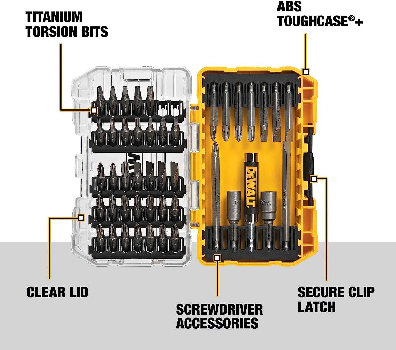 Набор отверток DEWALT DW2166 из 45 предметов