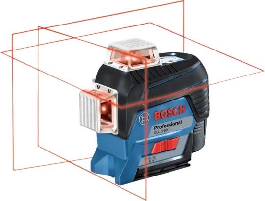 Линейный лазерный уровень BOSCH GLL 3-80 C Professional