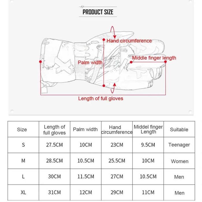 Горнолыжные перчатки, перчатки для сноуборда