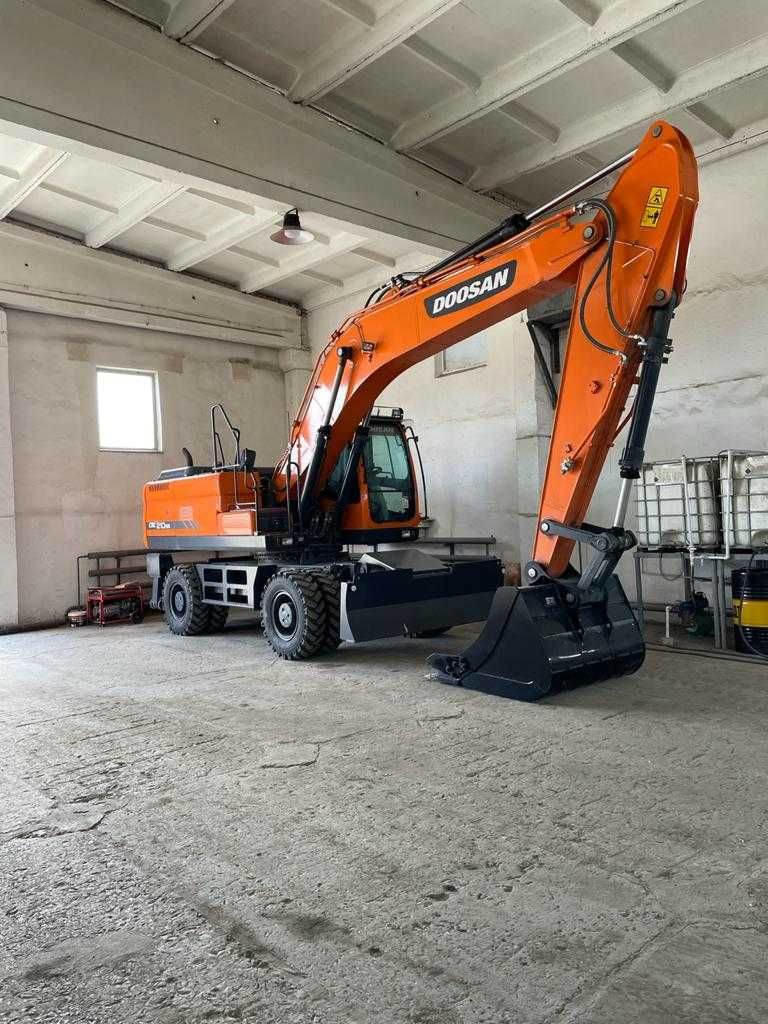 Долгосрочная аренда колесного экскаватора DOOSAN 210!