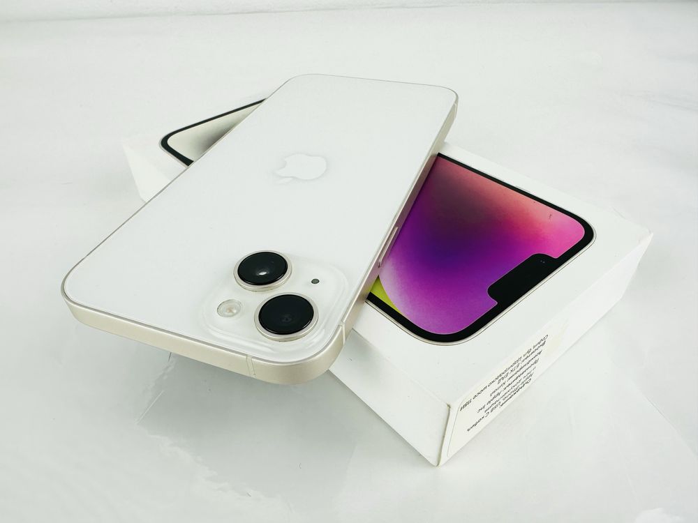 Apple iPhone 14 Plus 128GB Starlight Перфектен! Гаранция!