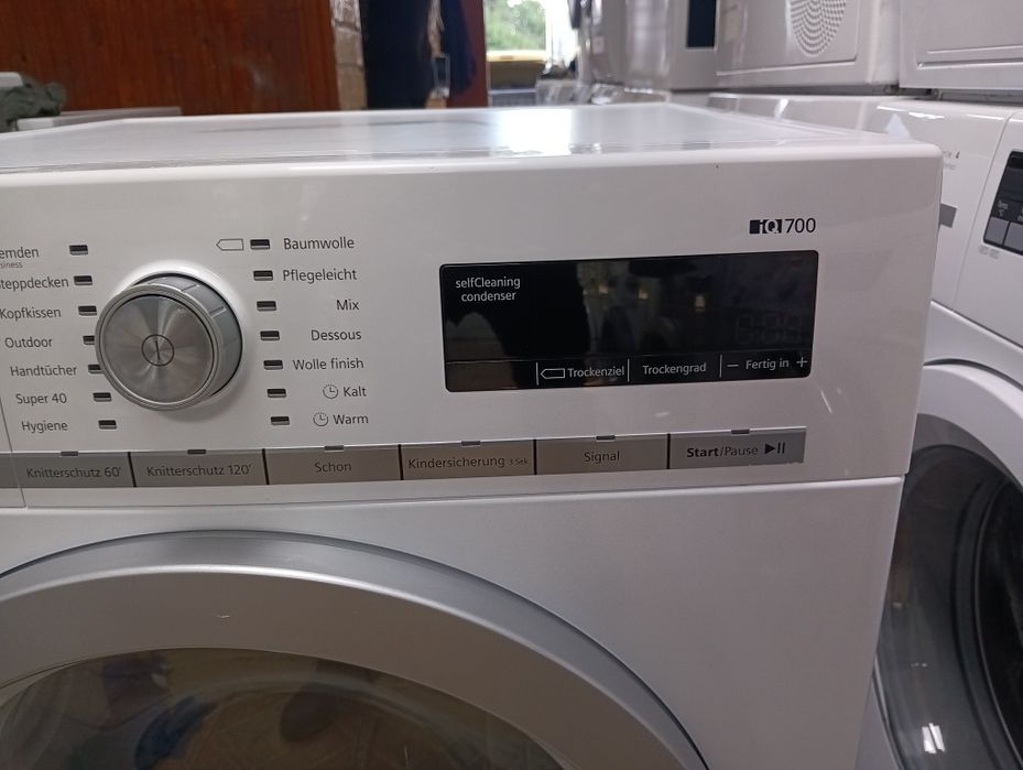 Сушилня с термопомпа Сименс Siemens IQ 700 A+++ 8кг 2 години гаранция