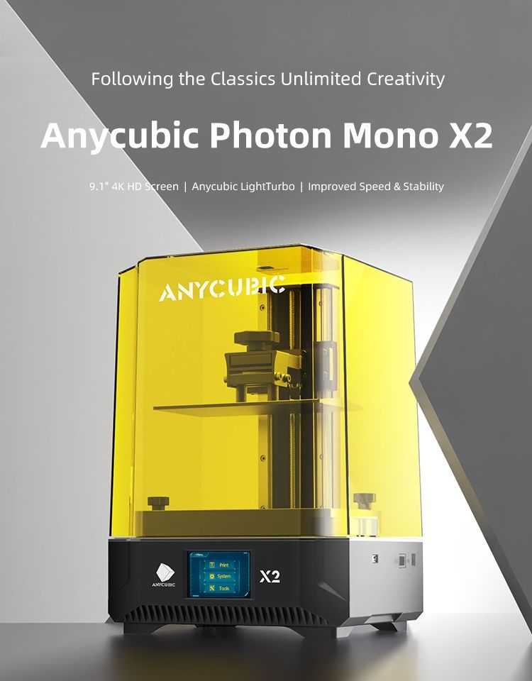 Imprimanta 3D cu rășină Anycubic Mono 2