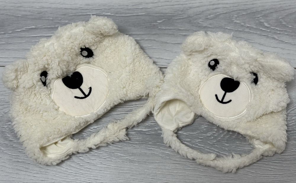 Шапочки медвежата 2 шт.