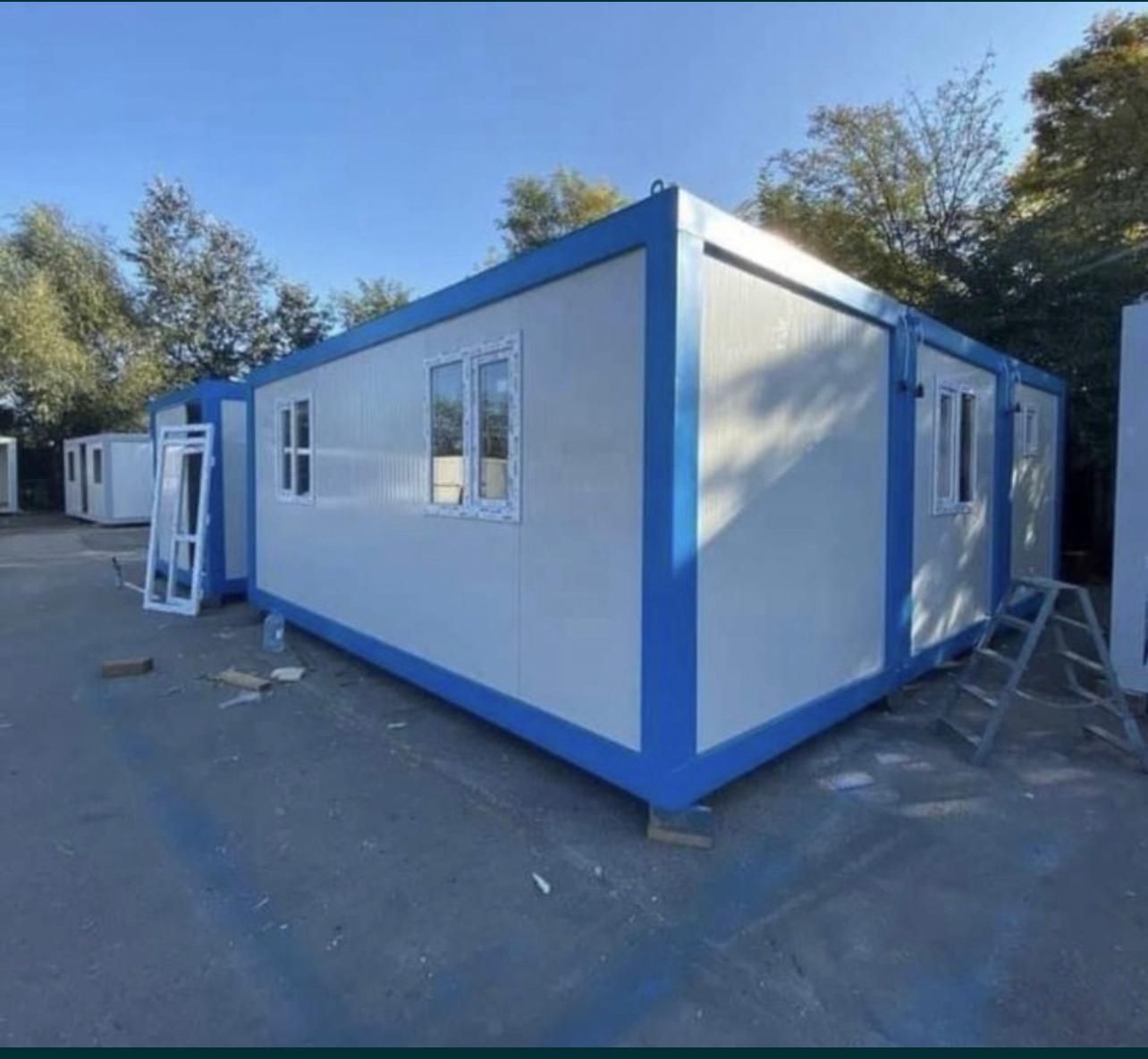 Containere modulare container birou șantier magazie cadre alba