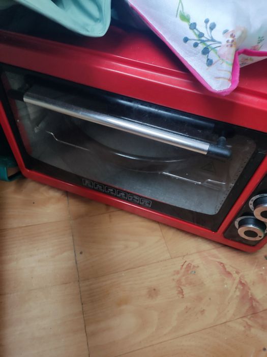 Настольная электропечь Asel 36l красный