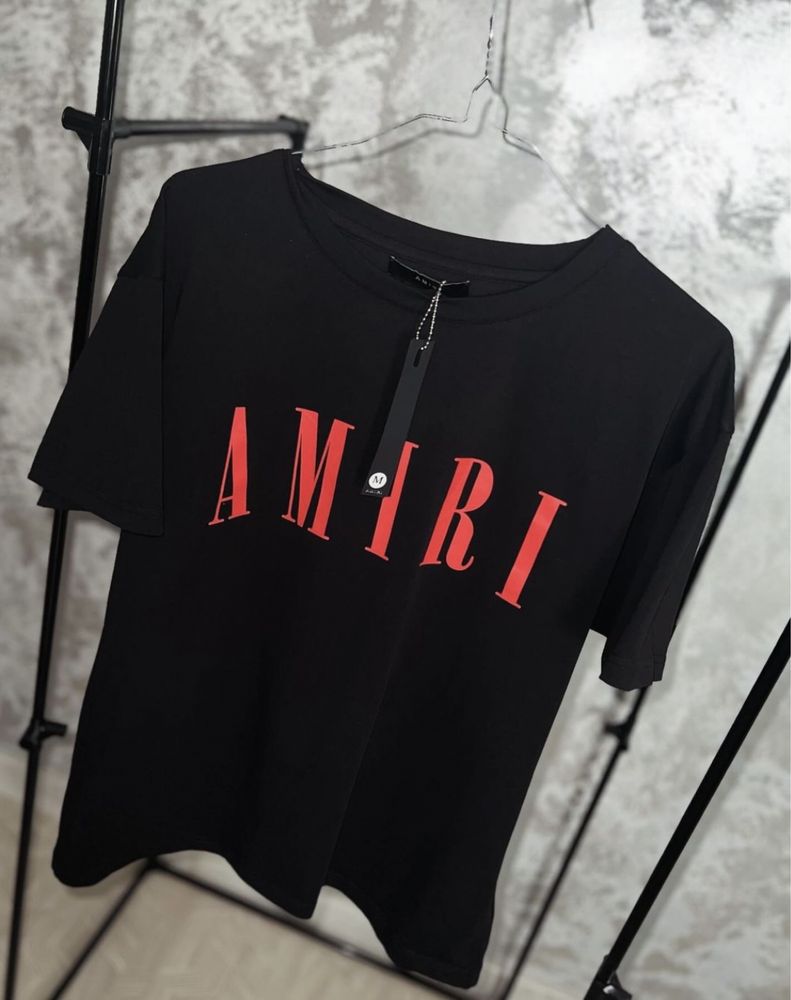 Tricou Amiri rosu-negru