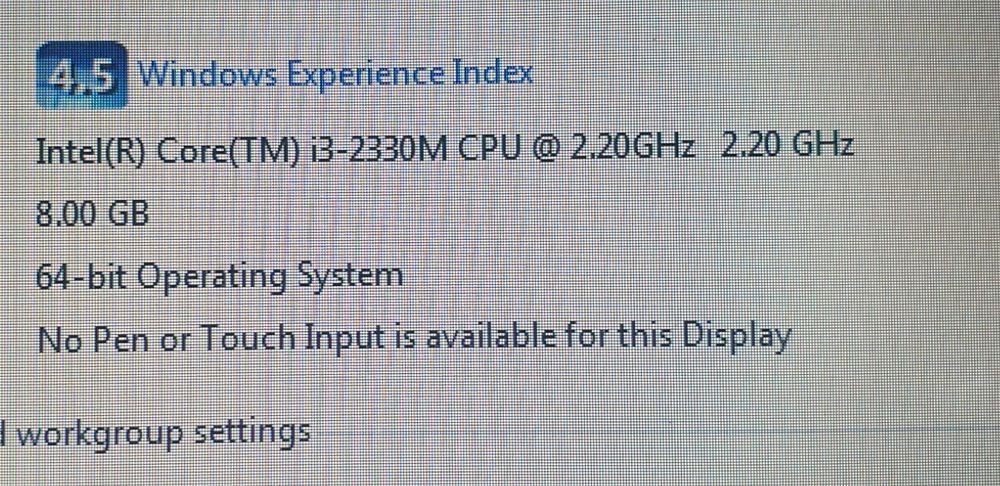 i3 Intel 2,2 Ghz Laptop notebook HP Pavilion G