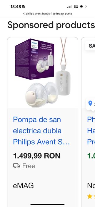 Pompa de san electrica Philips Avent