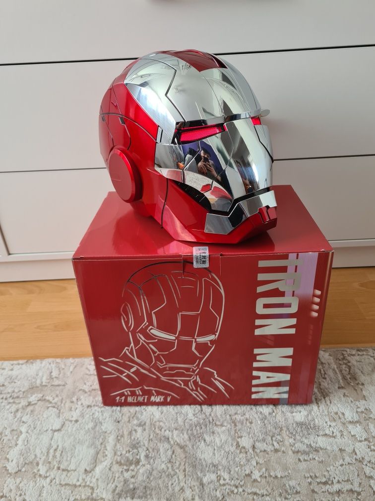 Casca iron man mk.5 1:1 *PREȚ PROMO*