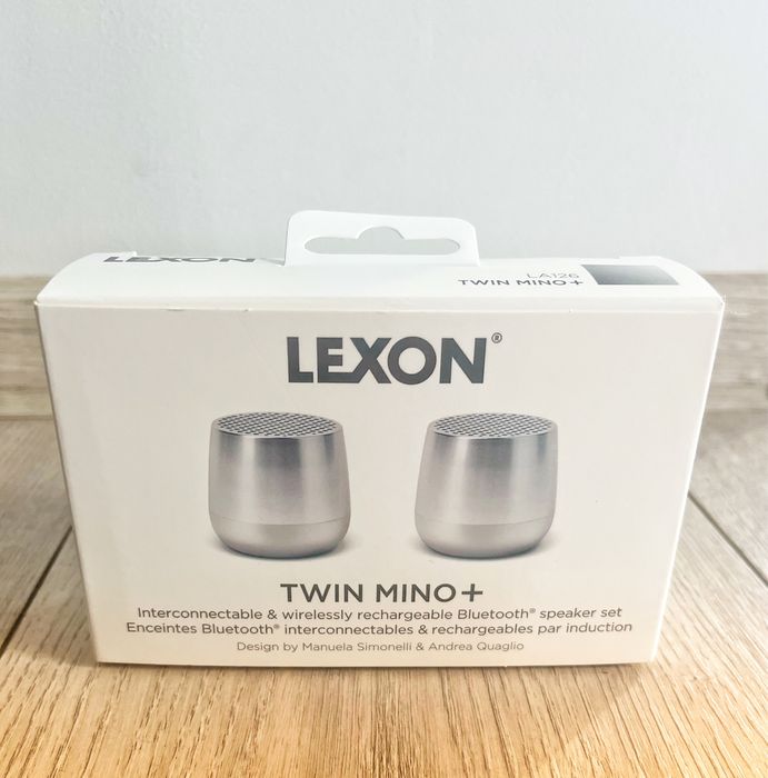 Boxe Lexon - Twin Mino+ silver