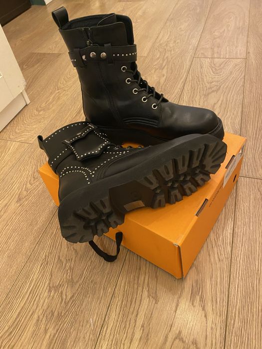 Ghete piele naturala Elite,marime 40