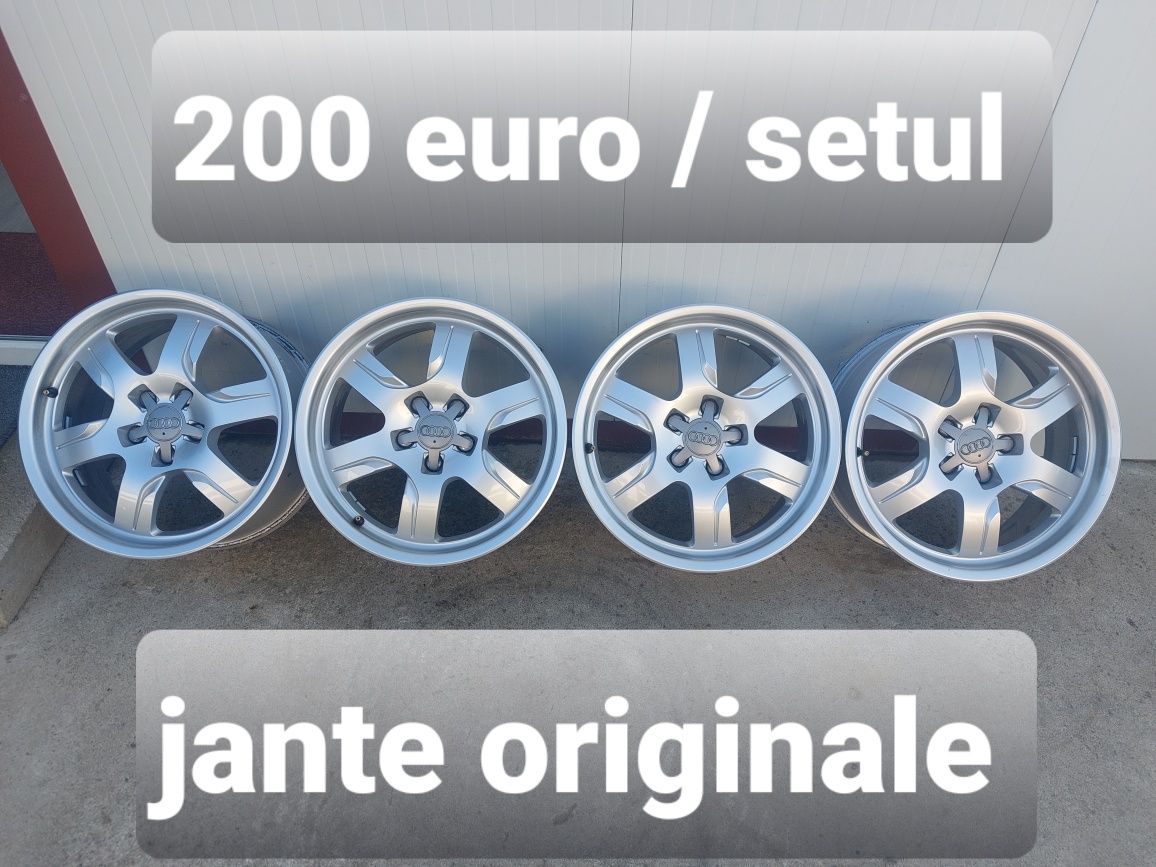 Set jante aluminiu r17 / Audi Vw Skoda Seat / 5x112 / ET 28