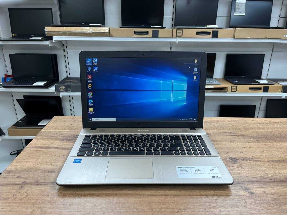 бюджетный ноутбук для офиса ASUS X541 Celeron*ОЗУ 4*SSD 128*