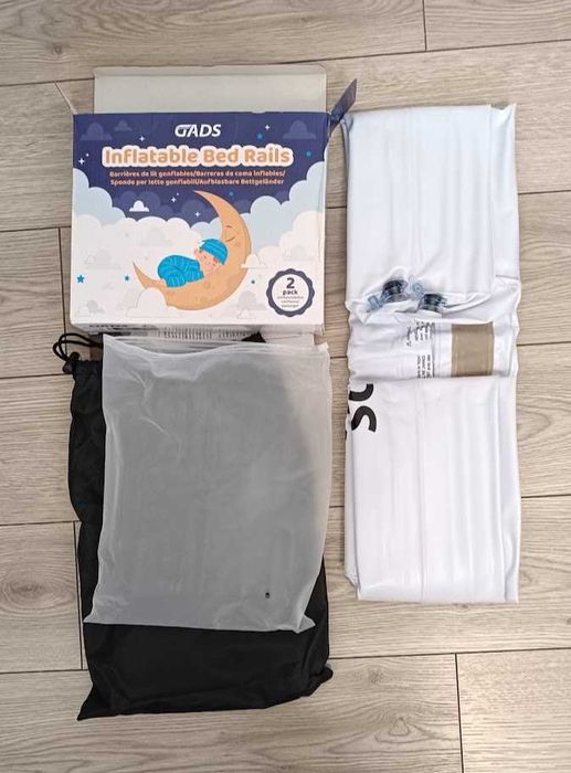 Set 2 protectii pat gonflabile (122 cm lungime)