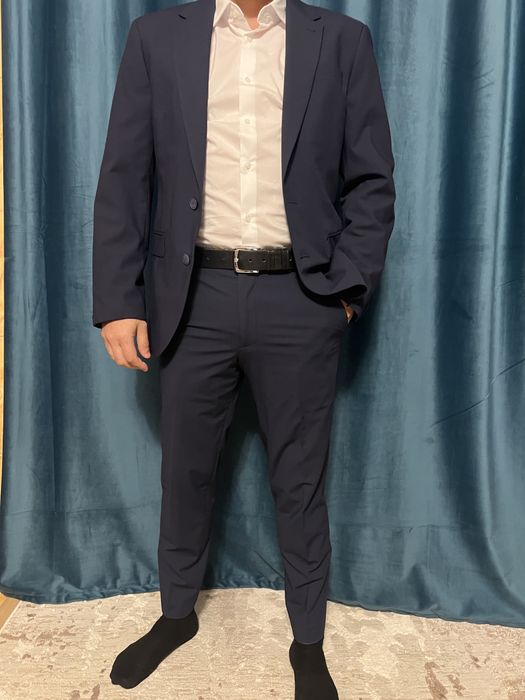 Costum barbat albastru Mc Neal calitate premium 46 - nou cu eticheta