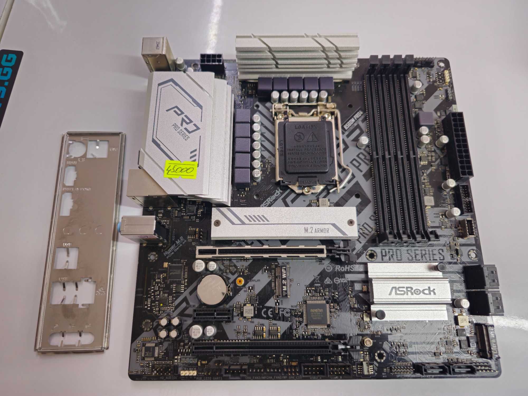 Мат.плата(Б\У) Asrock B560M Pro4(LGA 1200)/TERABYTE" Шымкент