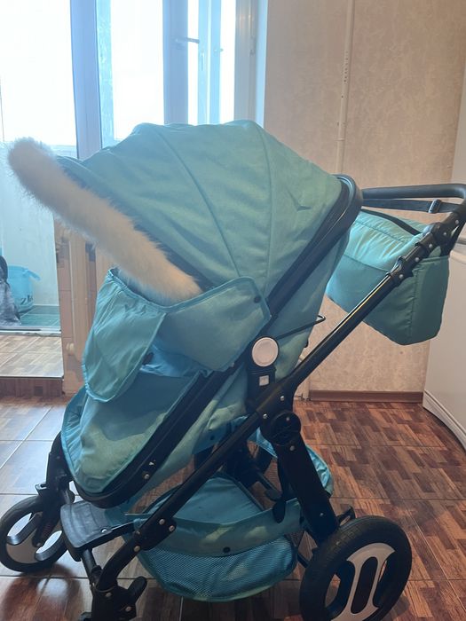 Продам коляску зима-лето в подарок шезлонг