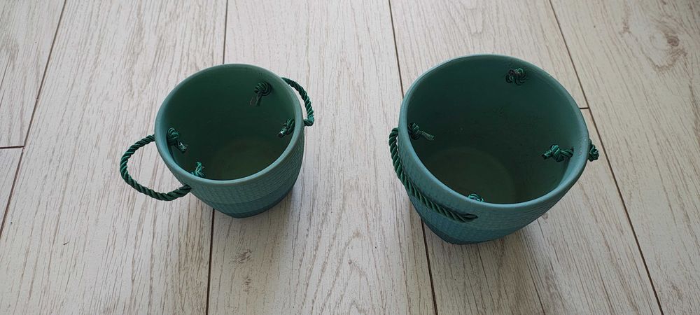 Set 2 ghivece de ceramica