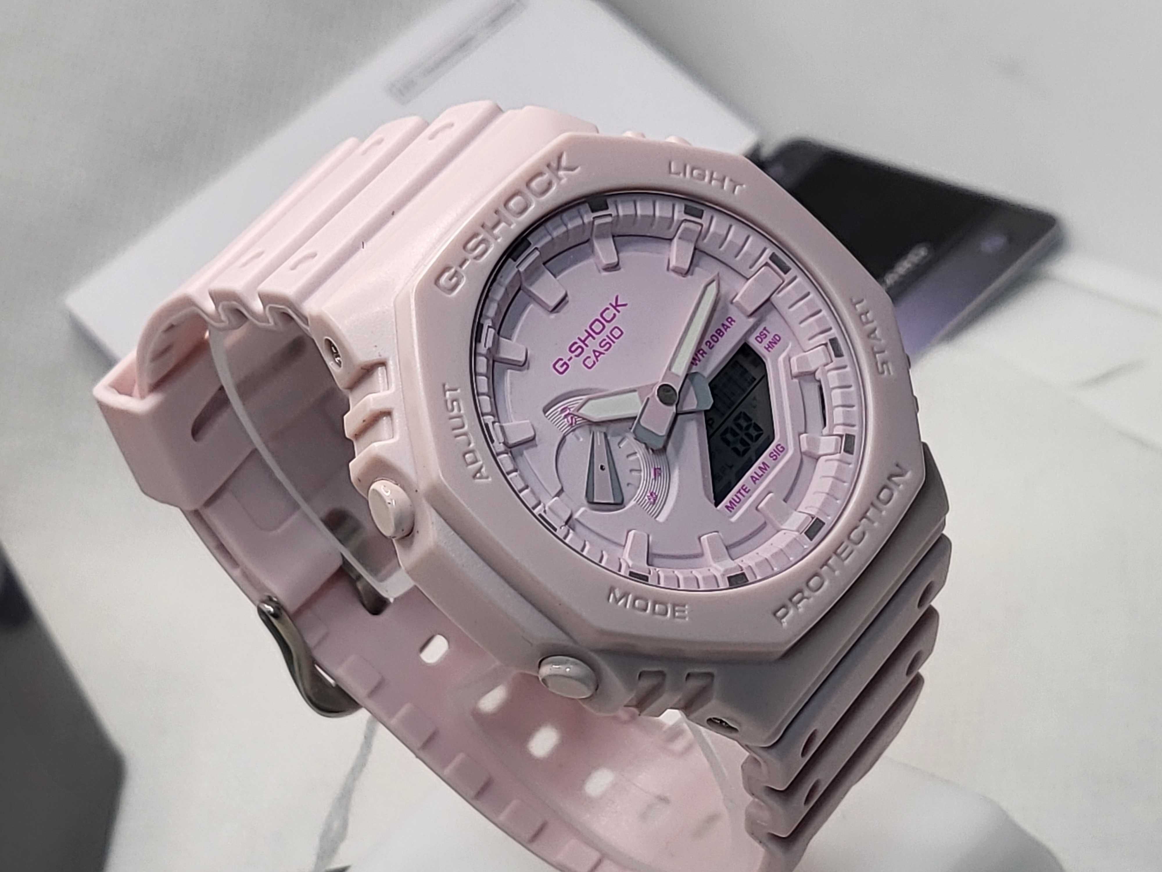 Ceas Casio g shock GA 2100 NEON PINK Nou, 2 ANI Garantie 2 ani