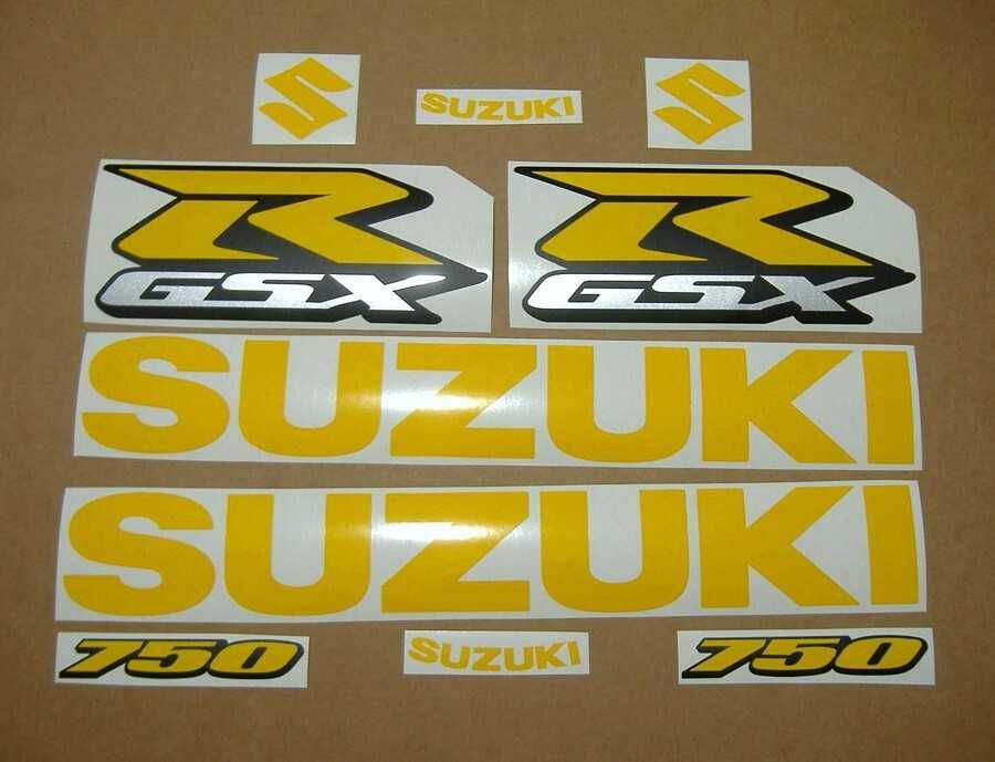 Стикери Сузуки 750 различни цветове GSXR Suzuki лепенки гсхр емблеми