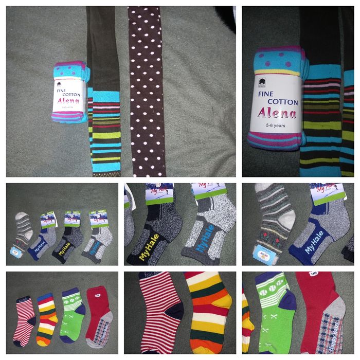 Продам детские колготки и носки/новые/производство - Корея/на 3-4года