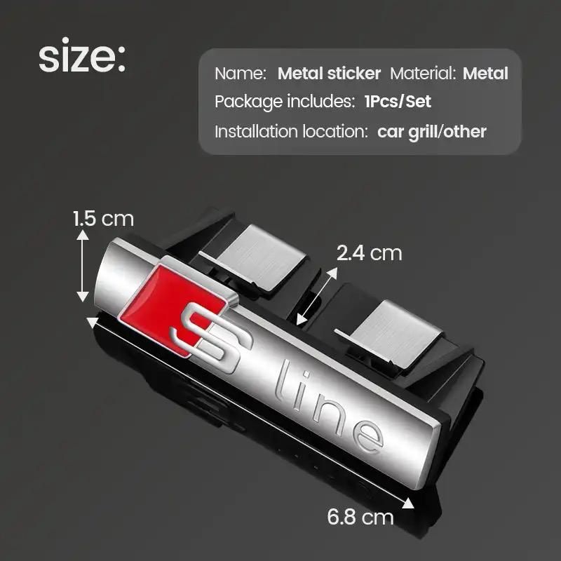 Emblema grila / fata Sline Embleme Audi Stema Sigla Sticker Ornament