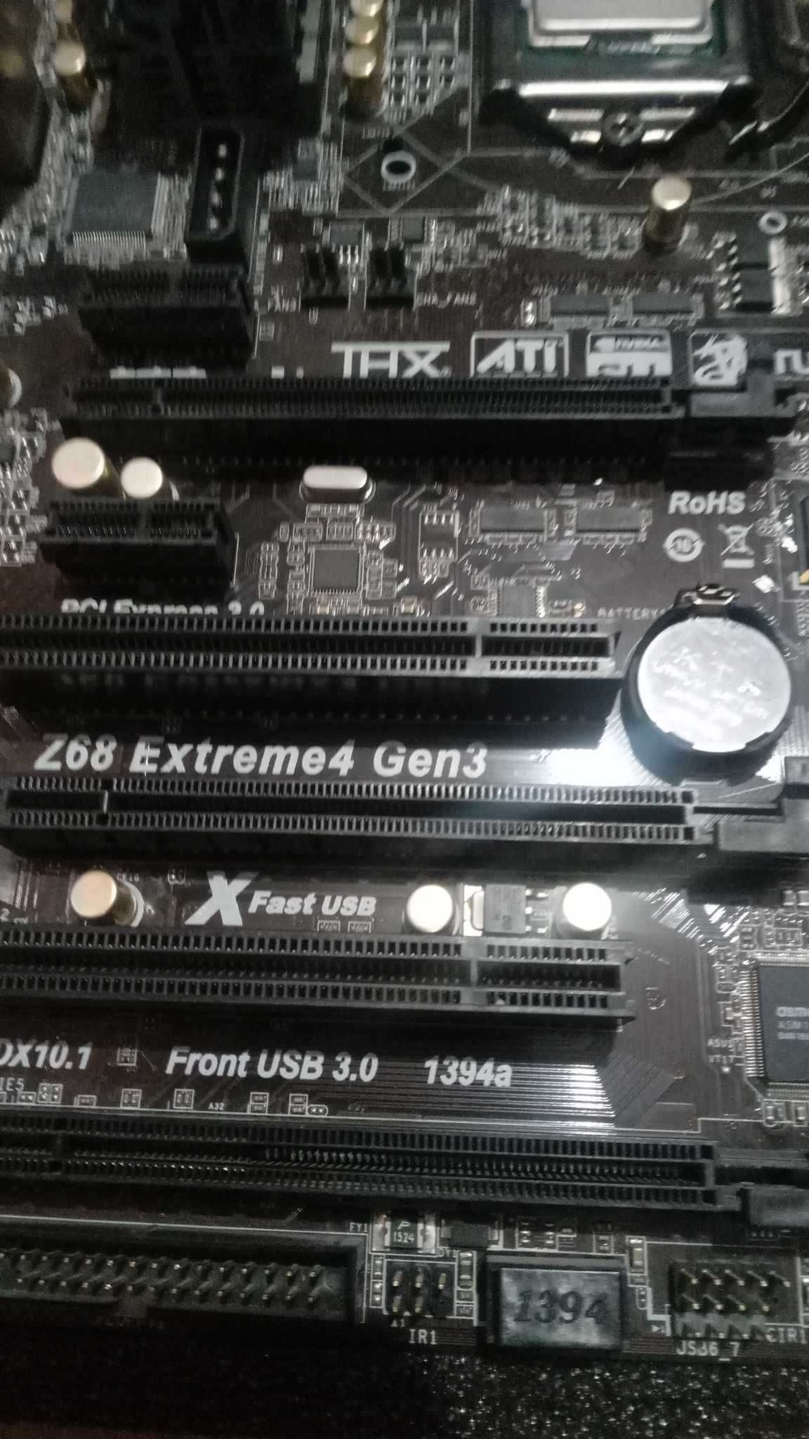 Asrock z68 extreme4 gen3+2500к+