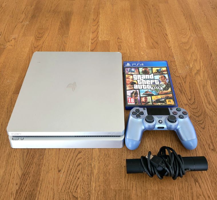 PlayStation4 / PS4 Slim Silver | Sony камера + GTA V