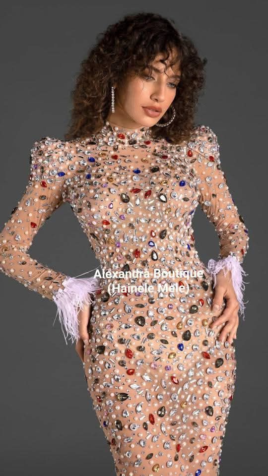 Rochie de seara cu cristale