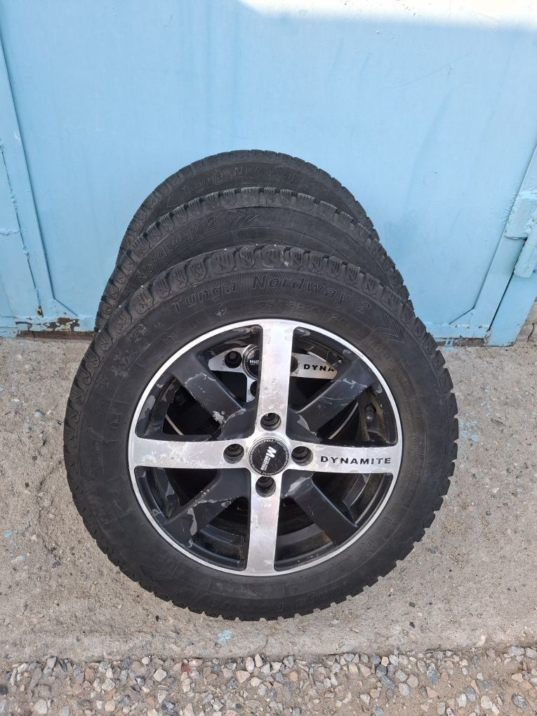 Шины R14 Зима Шипы Комплект в Сборе Диски R14 Разболтовка 4×98