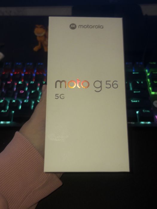Motorola g56 в черном цвете (новый)