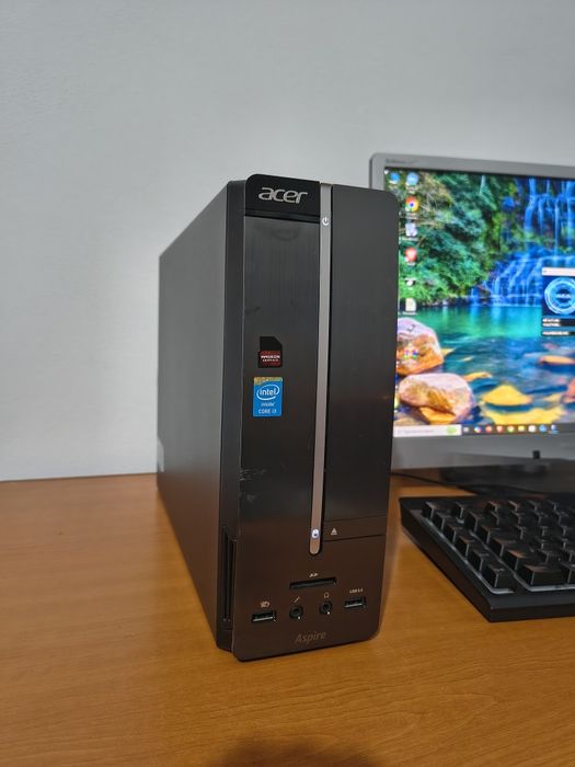 unitate pc+monitor 12gb ram/video 2gb