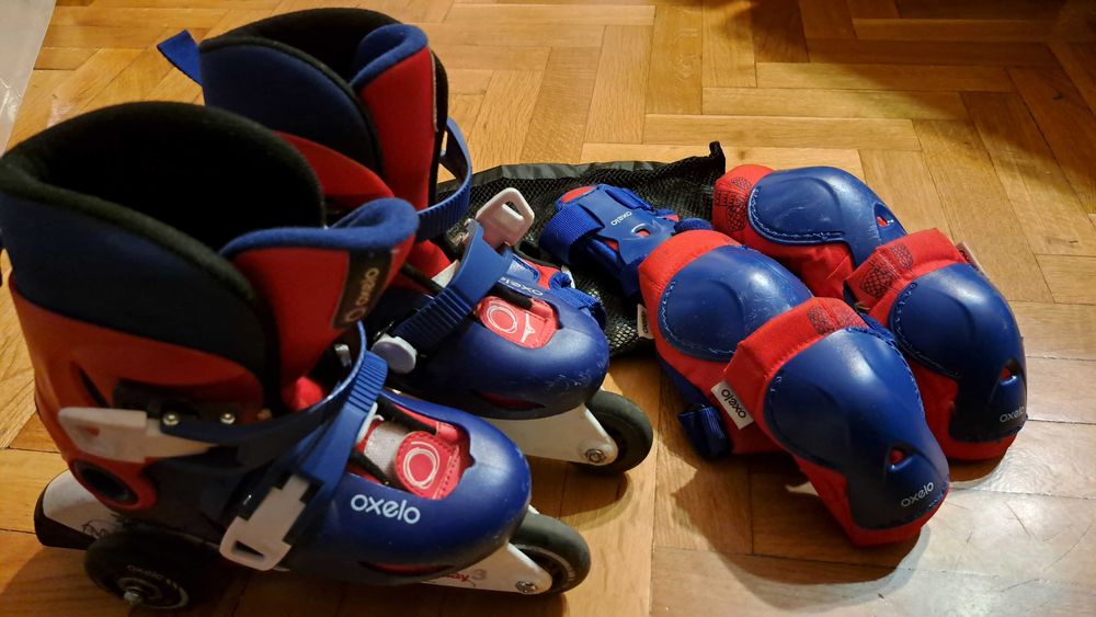 Детски ролери с комплект протектори