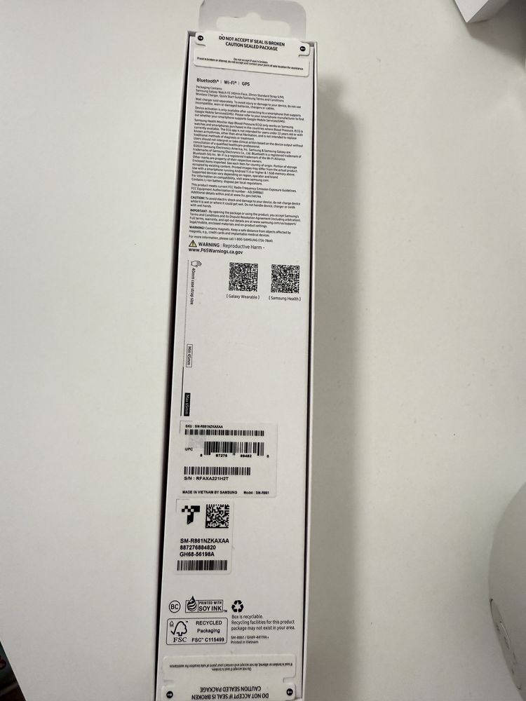 Smartwatch Samsung Galaxy Watch FE,Nou sigilat, 40mm, BT, Black