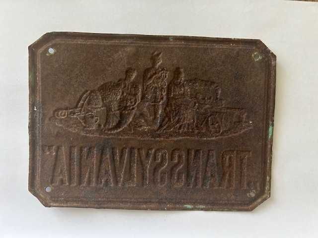Placa veche asigurarea Transilvania