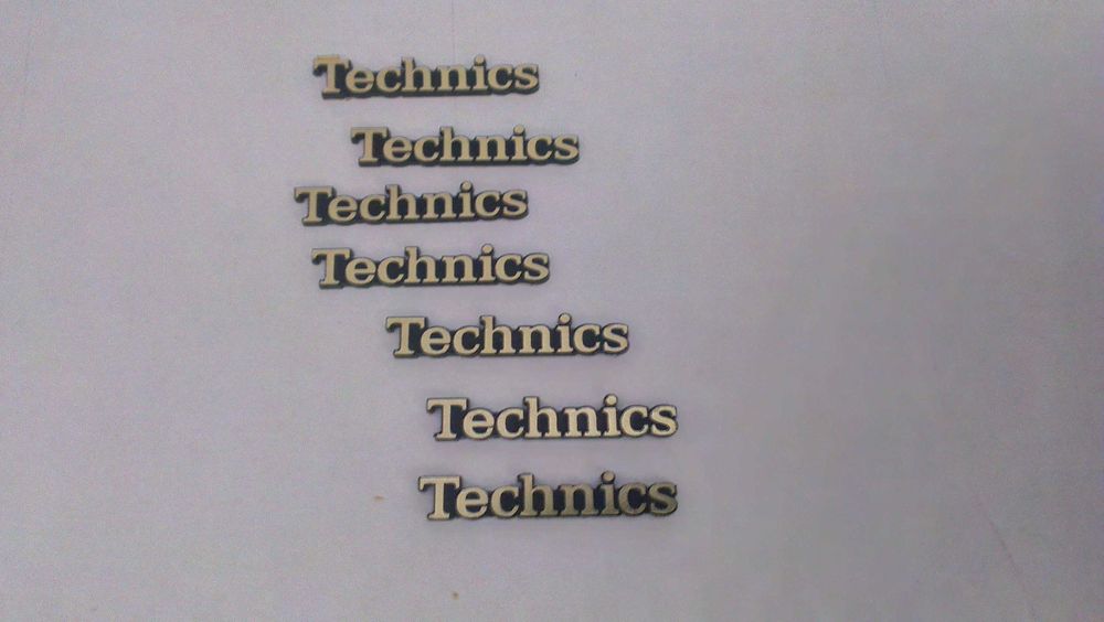 Лазерно гравирани емблеми SONY,TECHNICS,BOSE,DYNACORD,OBERTON и др.