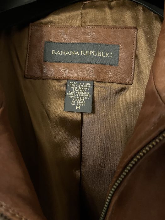 Geaca piele Banana Republic
