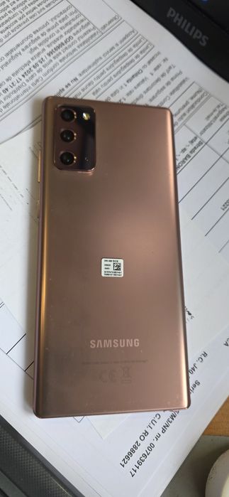 Samsung NOTE 20 5G 256gb 8 gb ram stare foarte bună