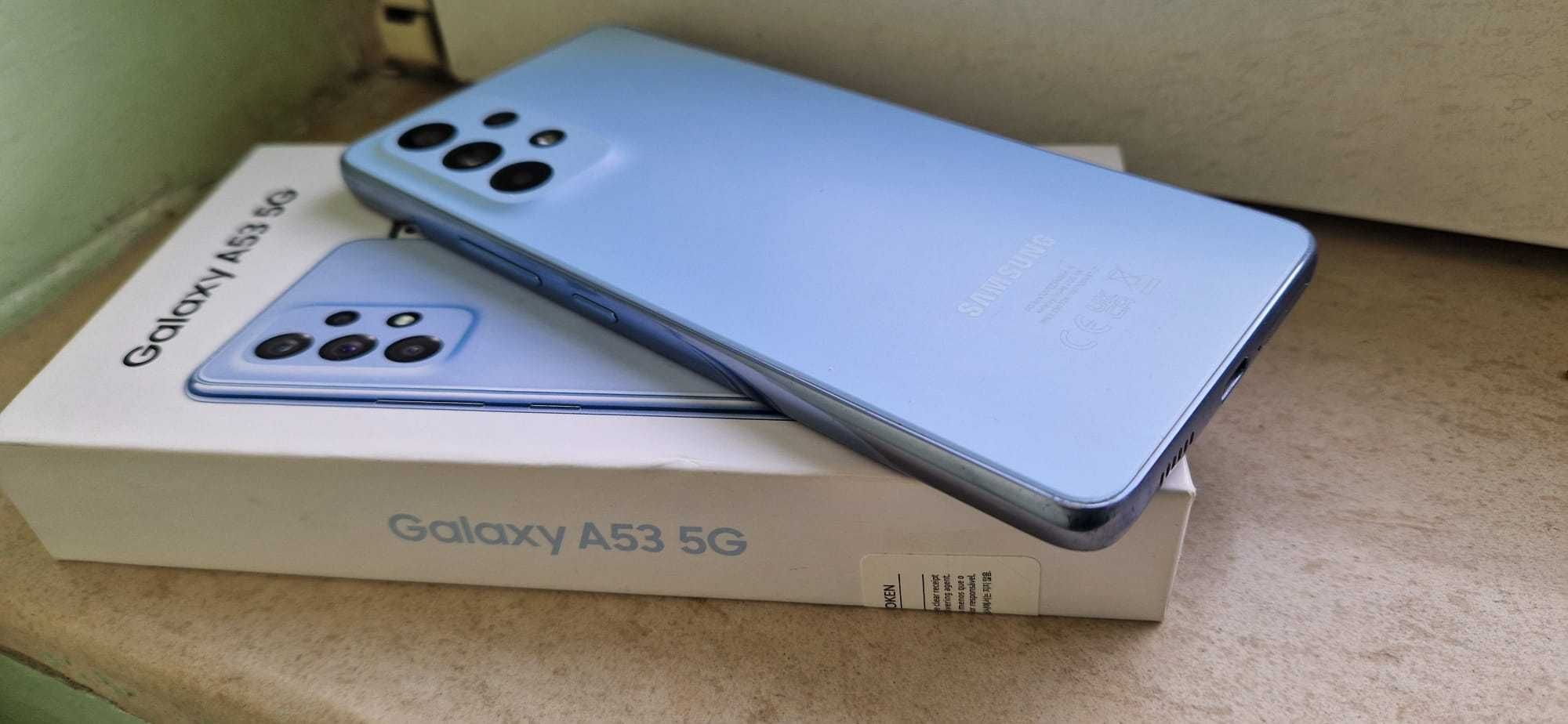 Samsung Galaxy A53 5G Dualsim Blue 128gb Full-box + husa