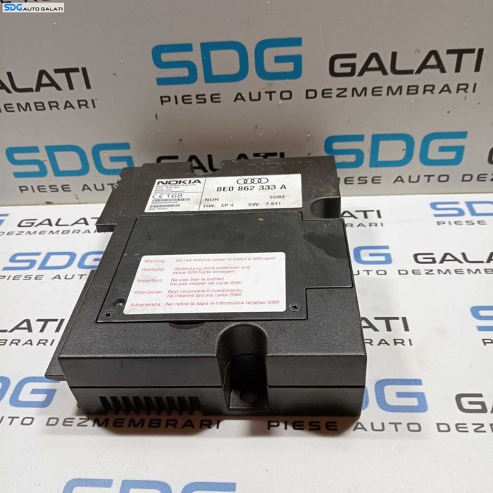 Unitate Modul Calculator Bluetooth Telefon Audi A4 B6 2001 - 2005 Cod 8E0862333A [272M0]
