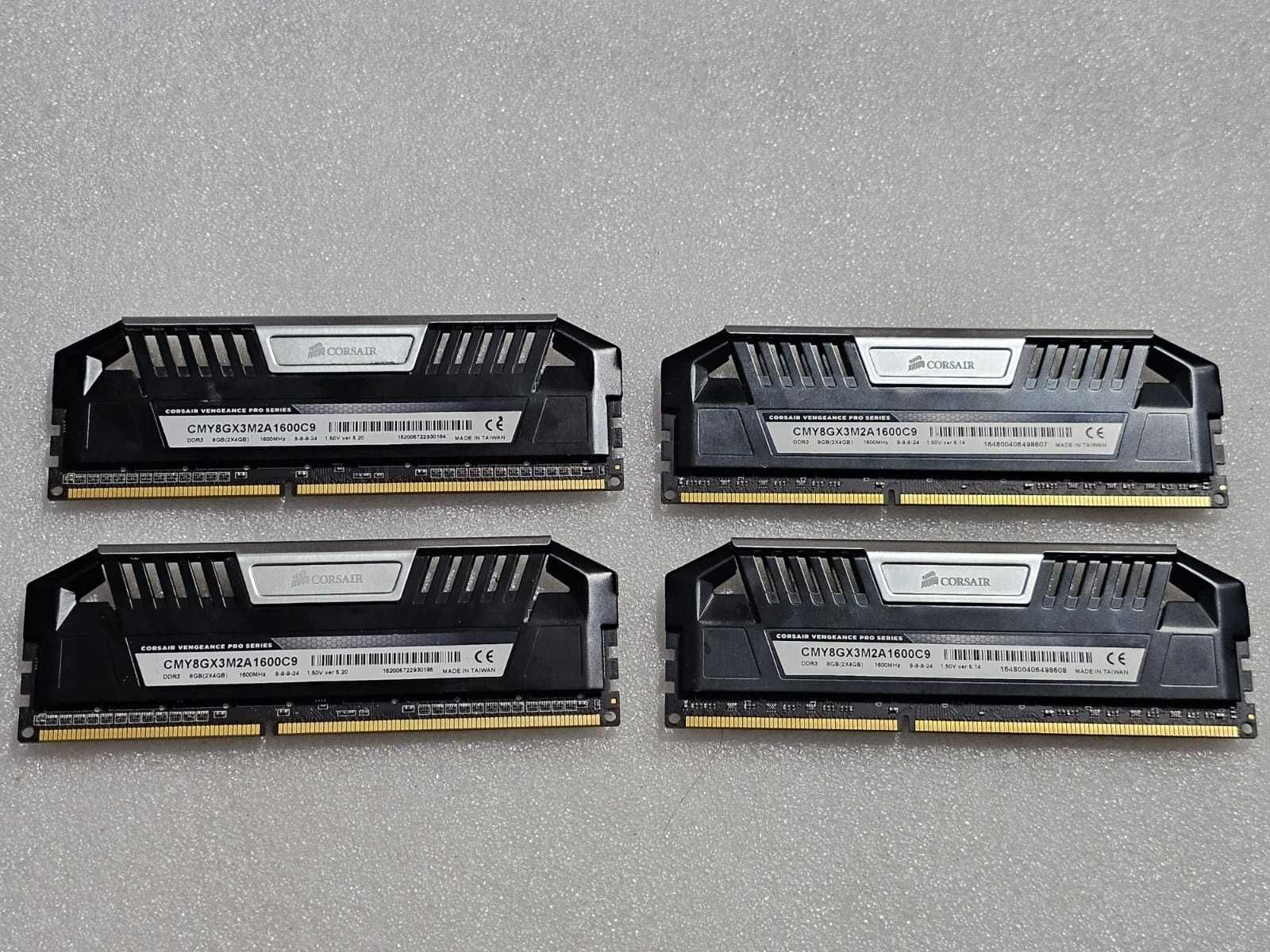 Kit RAM Corsair VENGEANCE Pro Black 8GB (2x4GB) DDR3 1600MHz