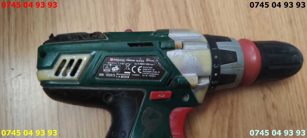 filetanta bormasina parkside PABSW 10.8 b3 ac bun incarcator cu proba