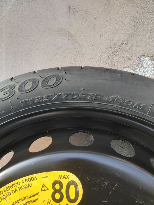 Roata rezerva Slim Audi.Vw.Tiguan 125 70 19R Noua