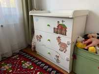 Comoda de infasat bebe Ferma Animalelor