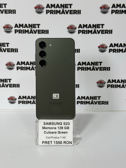 Samsung S23 128 GB Green Impecabil