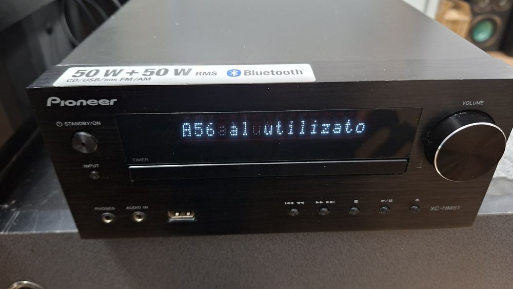 Pioneer xc-hm51 minisistem all-in-one 2x50w, bluetooth, cd player, rad