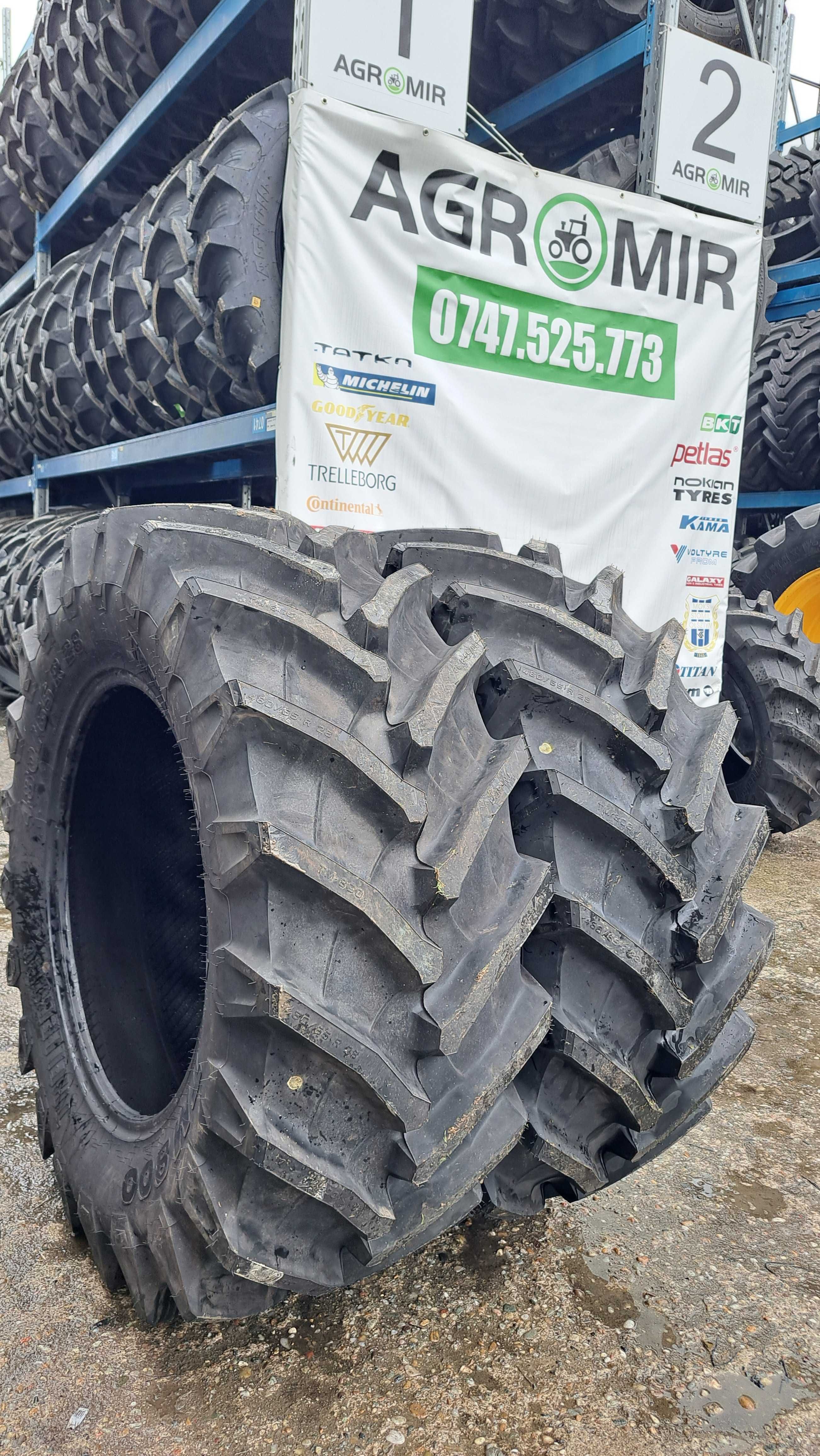 Cauciucuri noi 480/65 r28 Trelleborg TM800 anvelope CASE, JOHN DEERE